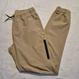 Original Weatherproof Vintage boys size Large tan jogger style pants lightweight